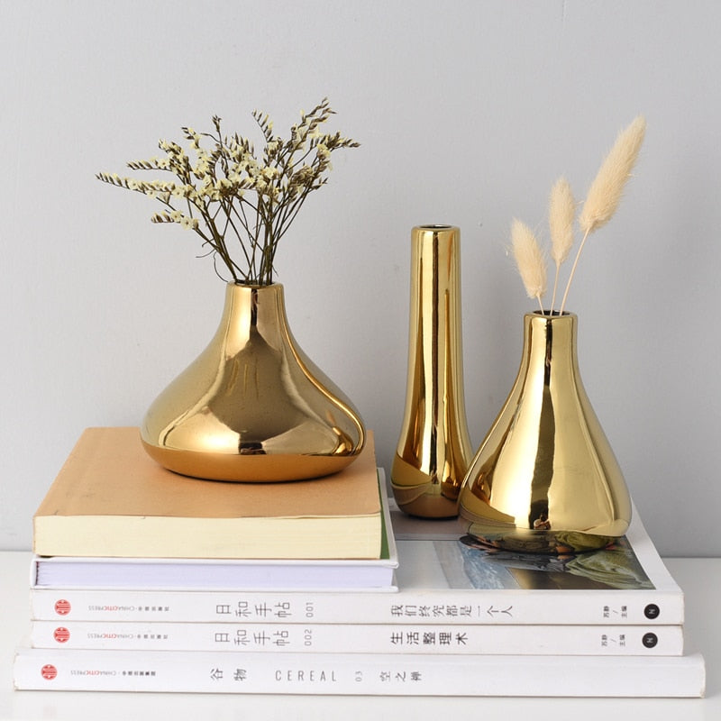 Luxury Golden Vase